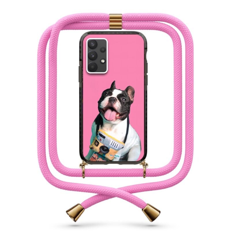 Camera dog θήκη με κορδόνι & σχέδιο 9935 για Galaxy A32 4G
