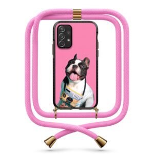 Camera dog θήκη με κορδόνι & σχέδιο 9935 για  Galaxy A72