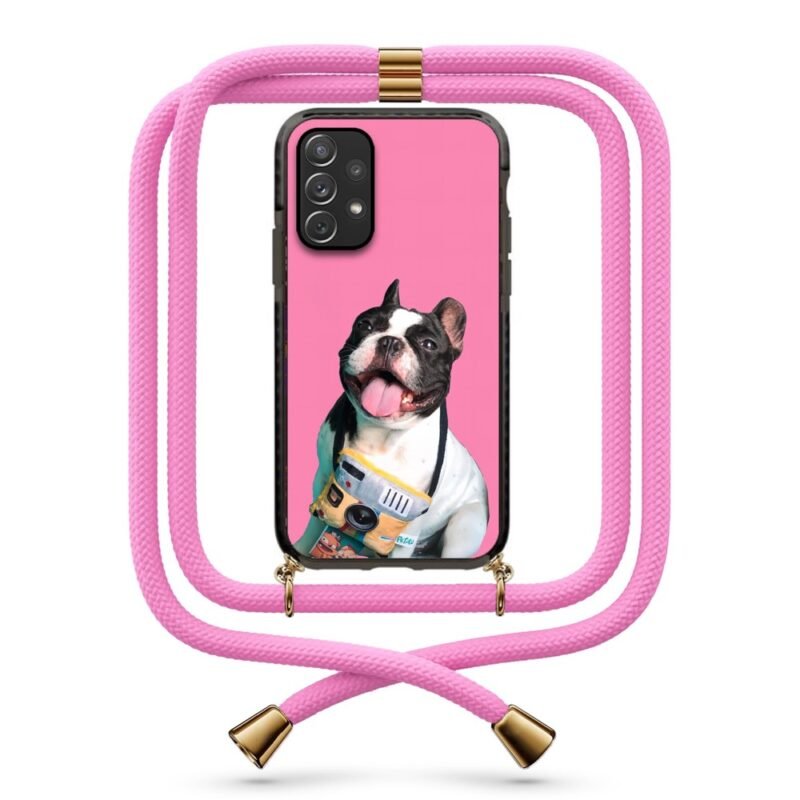 Camera dog θήκη με κορδόνι & σχέδιο 9935 για  Galaxy A72