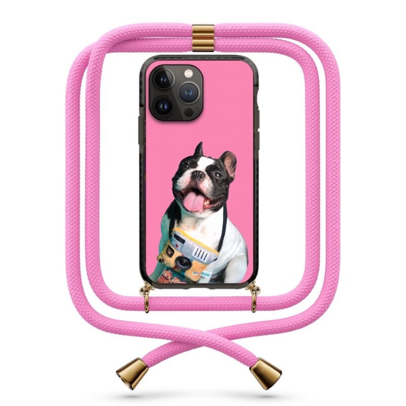 Camera dog θήκη κινητού με κορδόνι 9935 γιά iPhone 15 Pro Max