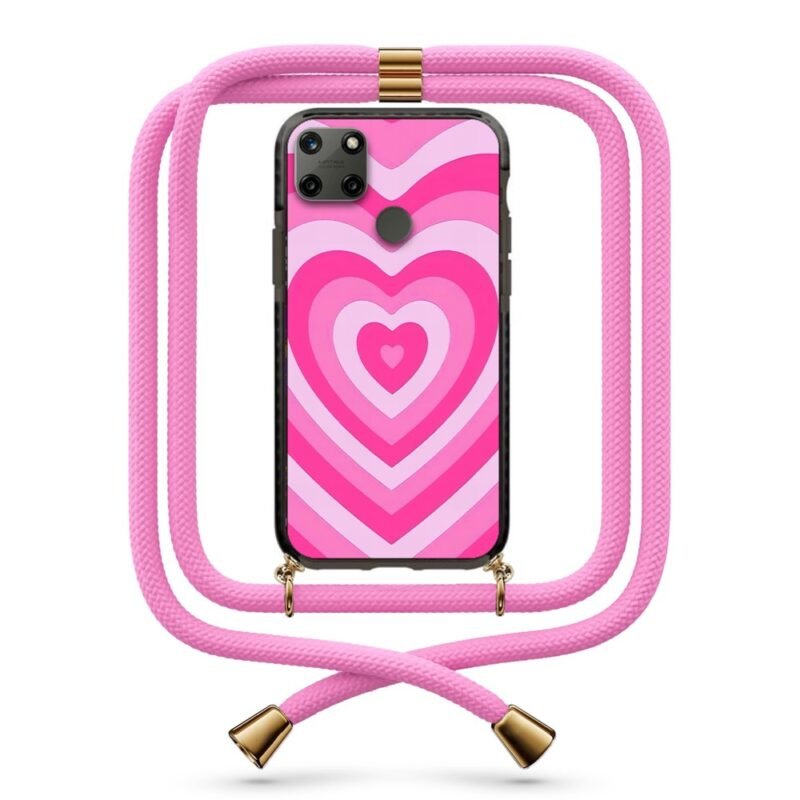Heart illusion θήκη με κορδόνι & σχέδιο 9936 για Realme C25Y