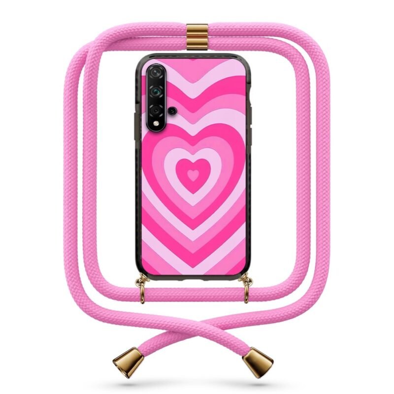 Heart illusion θήκη με κορδόνι & σχέδιο 9936 για Huawei Nova 5T