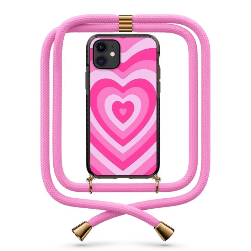 Heart illusion θήκη κινητού με κορδόνι 9936 γιά iPhone 12