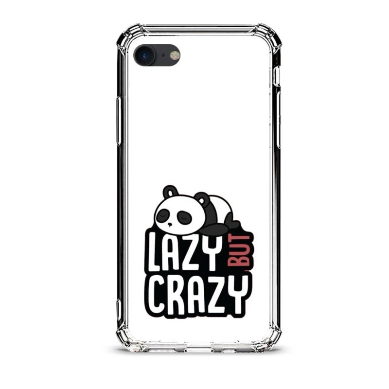 Lazy but crazy panda θήκη κινητού d1120 γιά  iPhone 7/8/Se 2020