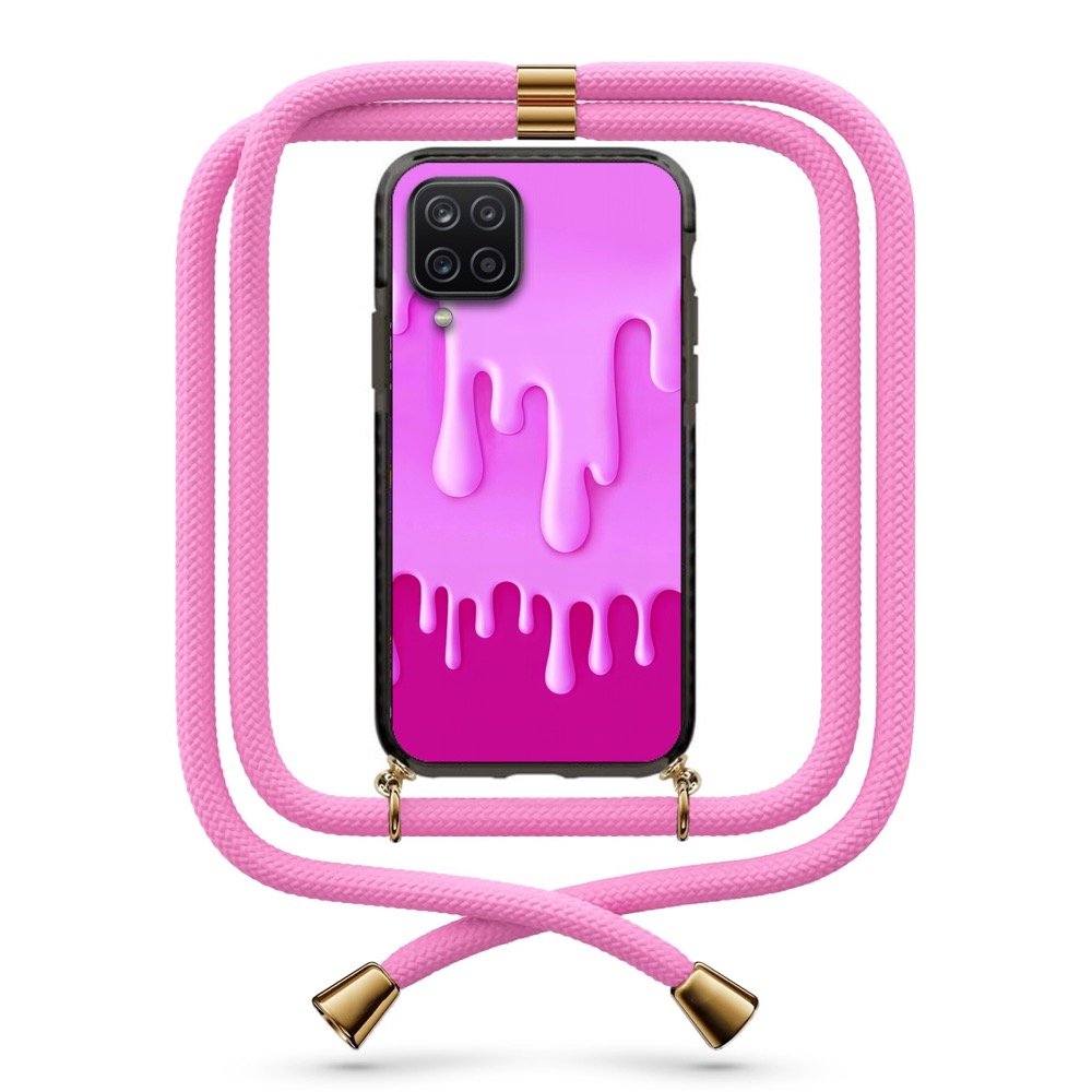 Dripping colour θήκη με κορδόνι & σχέδιο 9937 για Galaxy A12