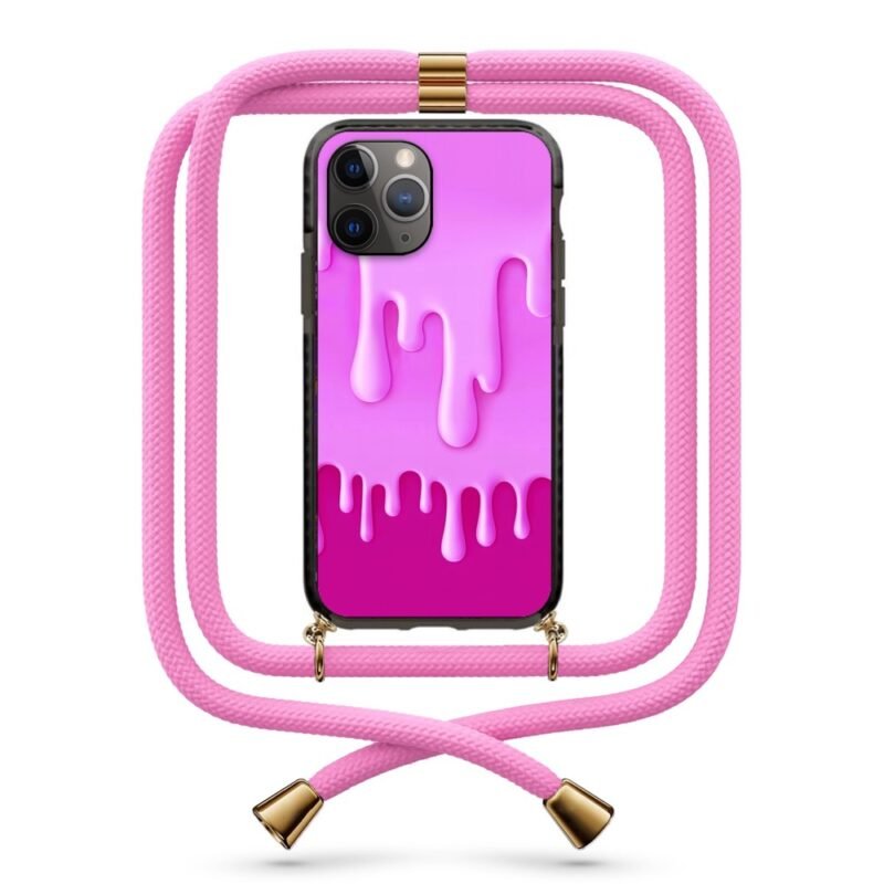 Dripping colour θήκη κινητού με κορδόνι 9937 γιά iPhone 11 Pro