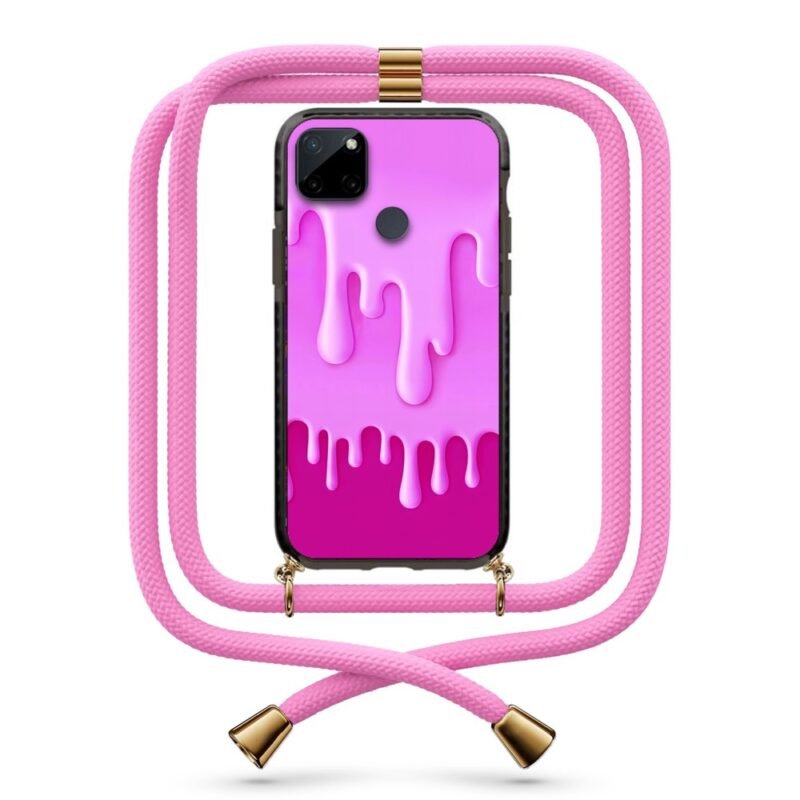 Dripping colour θήκη με κορδόνι & σχέδιο 9937 για Realme C21Y