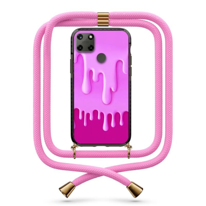 Dripping colour θήκη με κορδόνι & σχέδιο 9937 για Realme C25Y