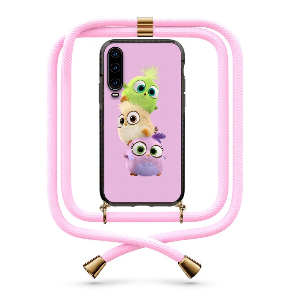 Birds θήκη με κορδόνι & σχέδιο 9938 για Huawei P30