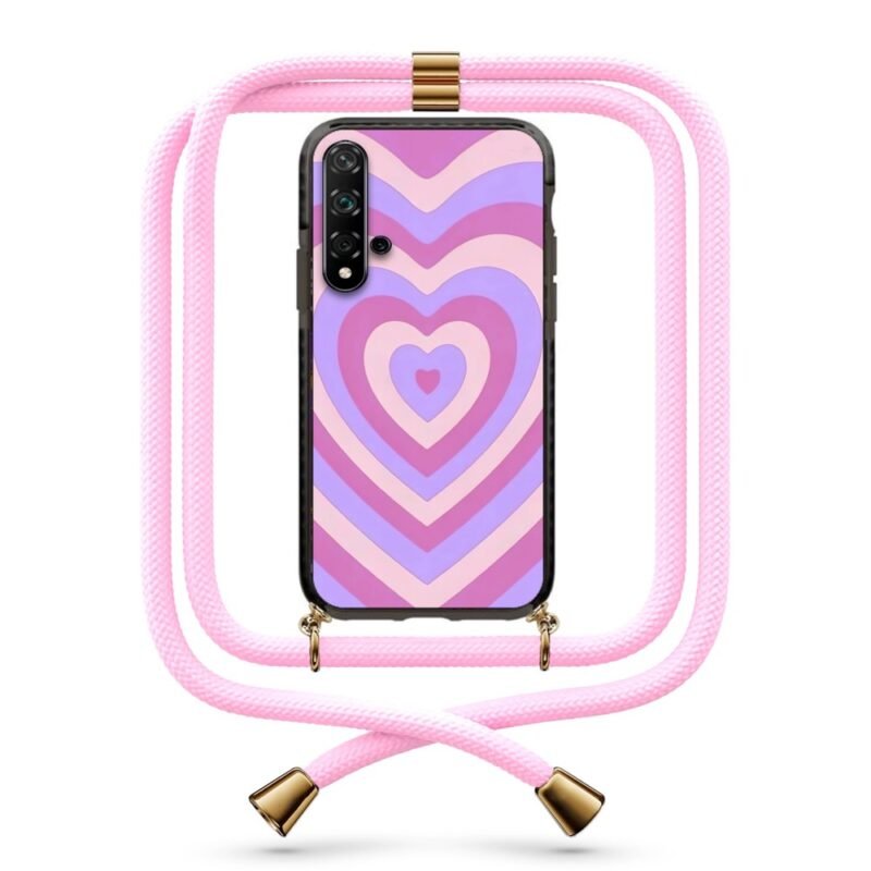 Heart illusion θήκη με κορδόνι & σχέδιο 9939 για Huawei Nova 5T