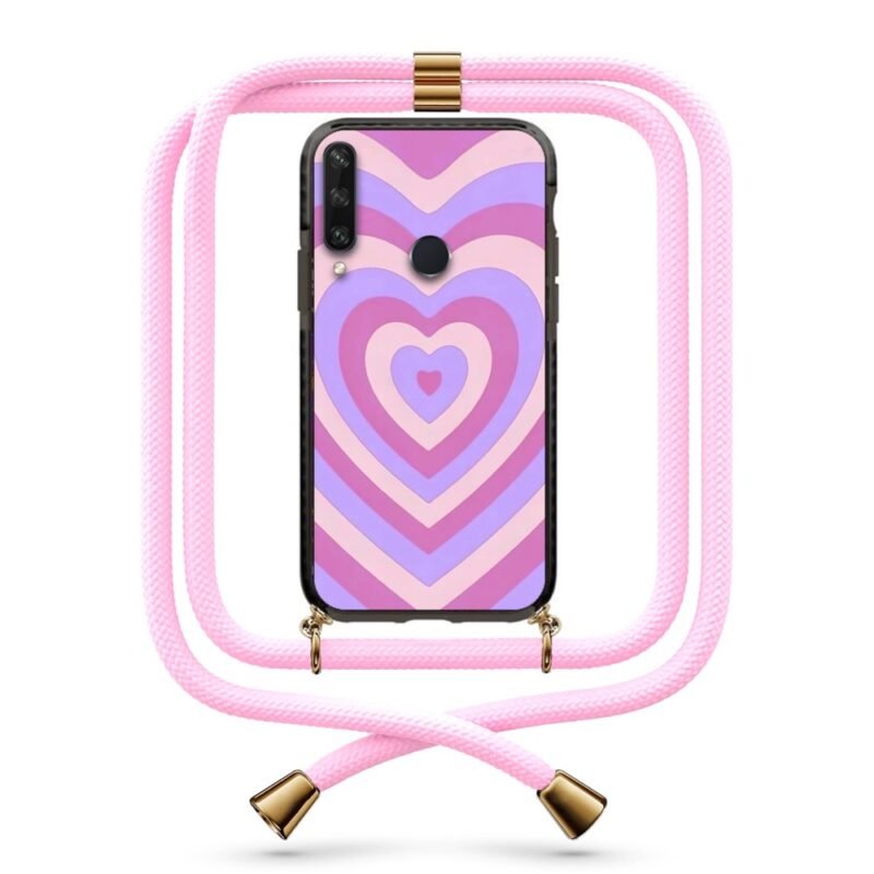 Heart illusion θήκη με κορδόνι & σχέδιο 9939 για Huawei Y6P 2020