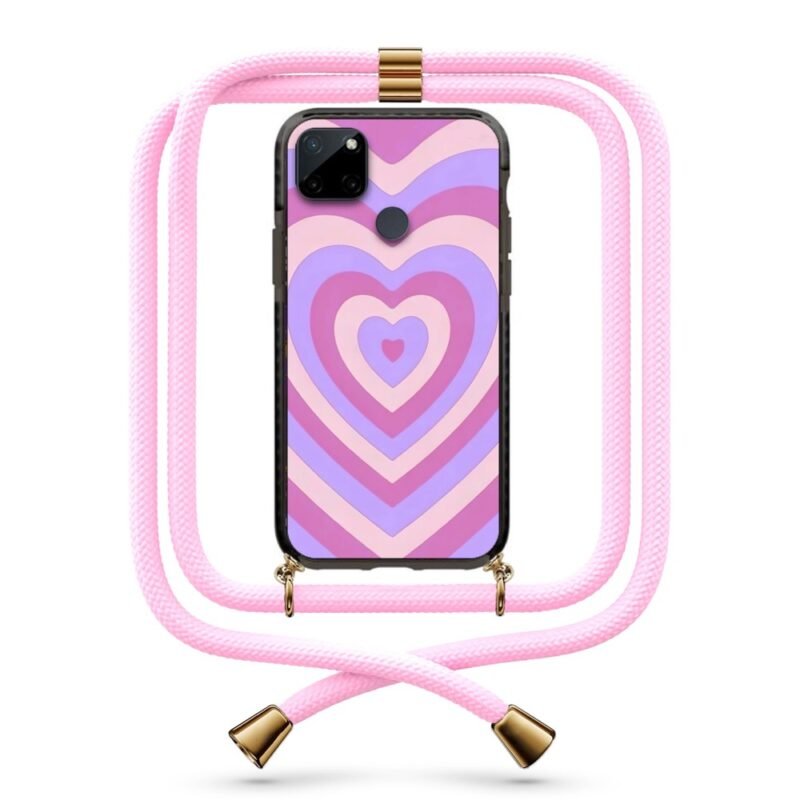 Heart illusion θήκη με κορδόνι & σχέδιο 9939 για Realme C21Y