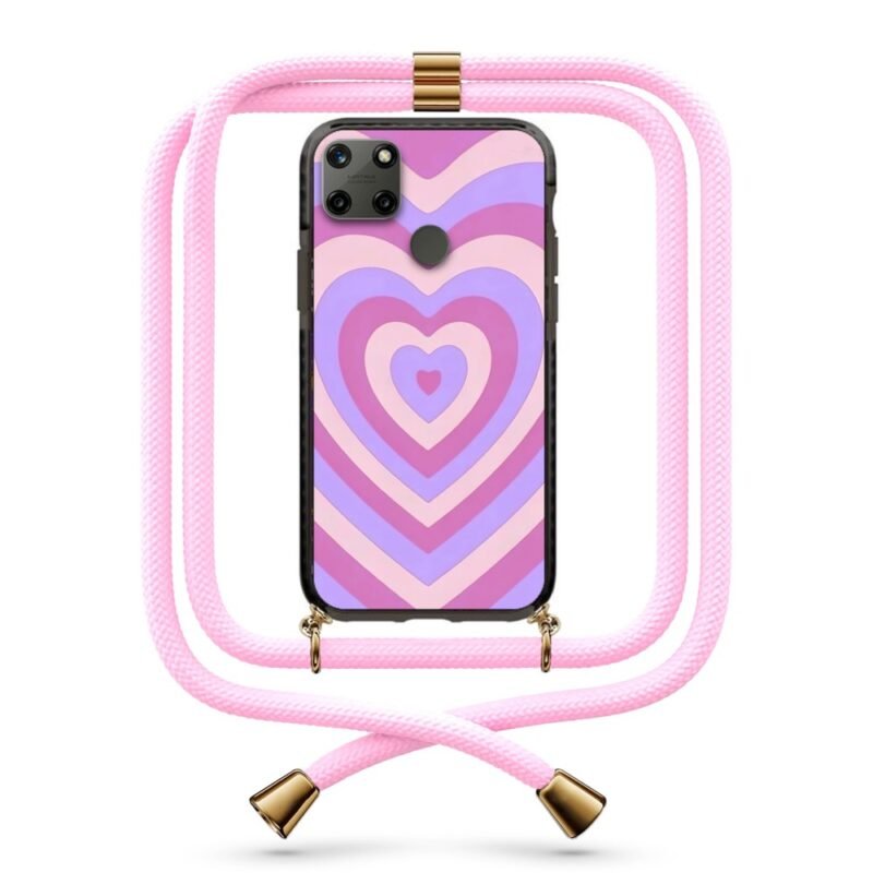 Heart illusion θήκη με κορδόνι & σχέδιο 9939 για Realme C25Y