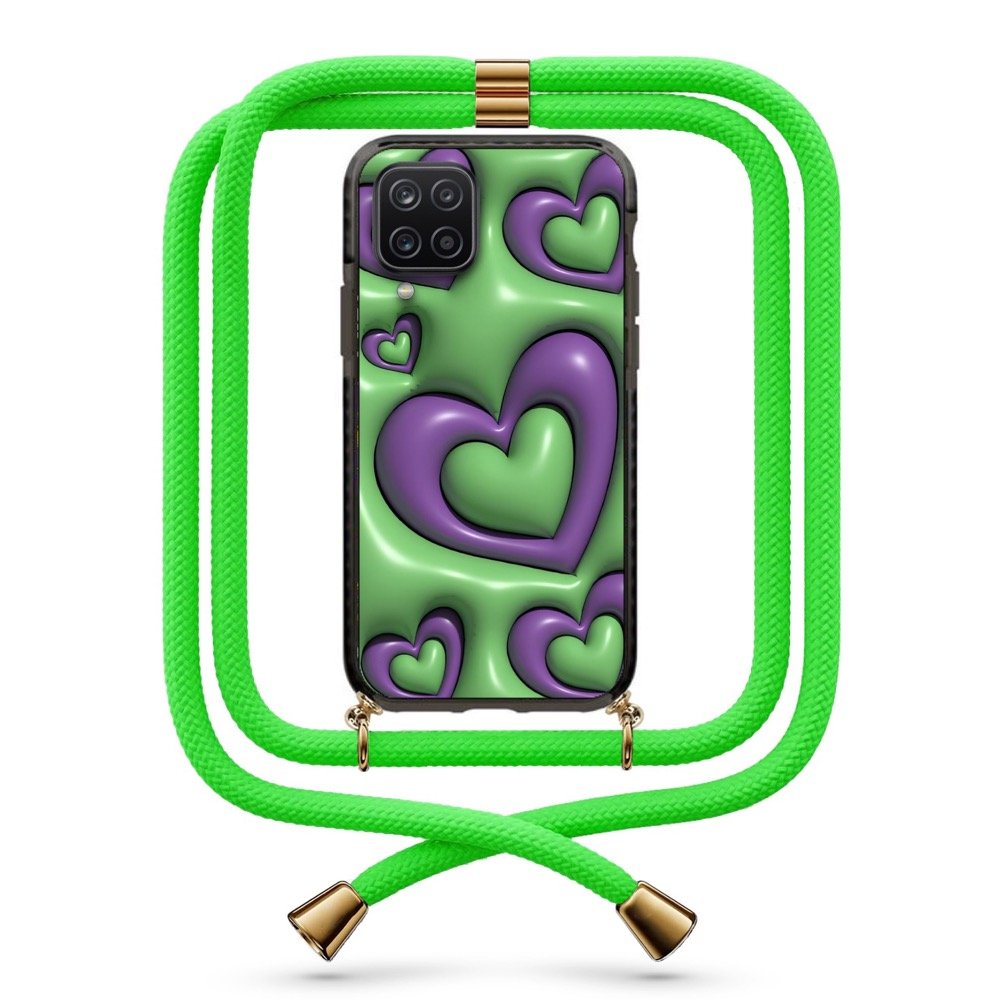 Herats pattern θήκη με κορδόνι & σχέδιο 9944 για Galaxy A12