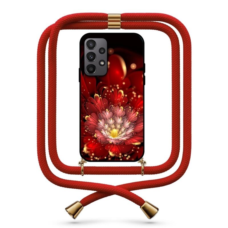 Flower θήκη με κορδόνι & σχέδιο 9720 για Galaxy A23