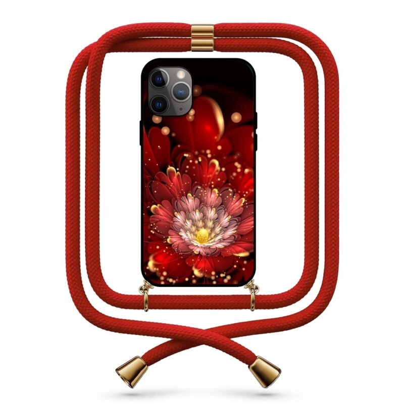 Flower θήκη κινητού με κορδόνι 9720 γιά iPhone 11 Pro