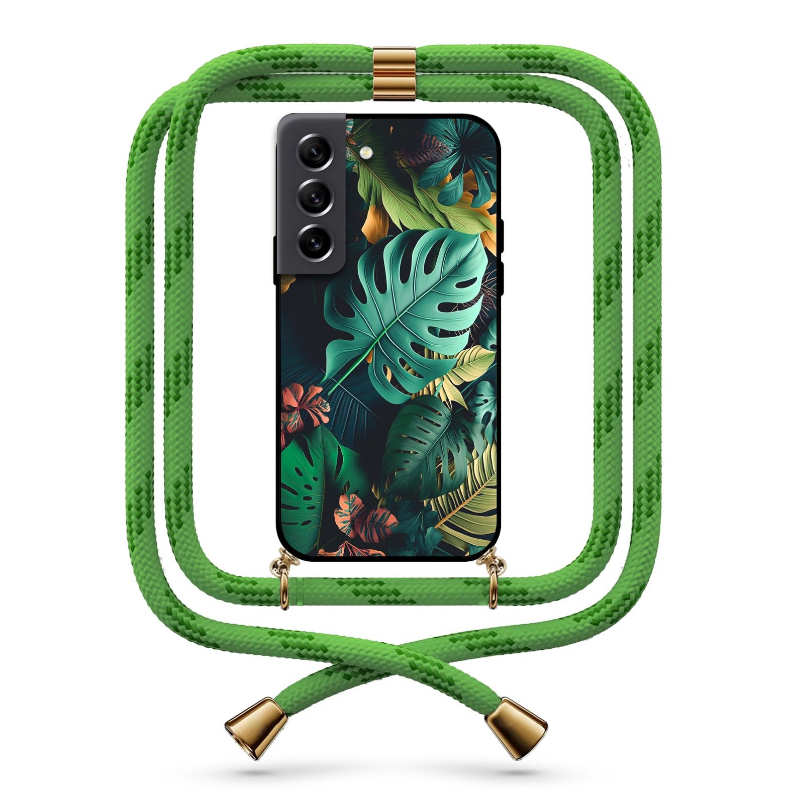 Jungle leaves θήκη με κορδόνι & σχέδιο 9765 για  Galaxy S22