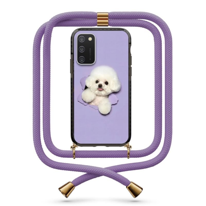 Dog out of wall θήκη με κορδόνι & σχέδιο 9846 για Galaxy A02S