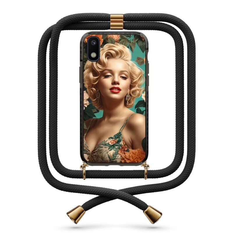 Marylin Monroe θήκη με κορδόνι & σχέδιο 9834 για Galaxy A10