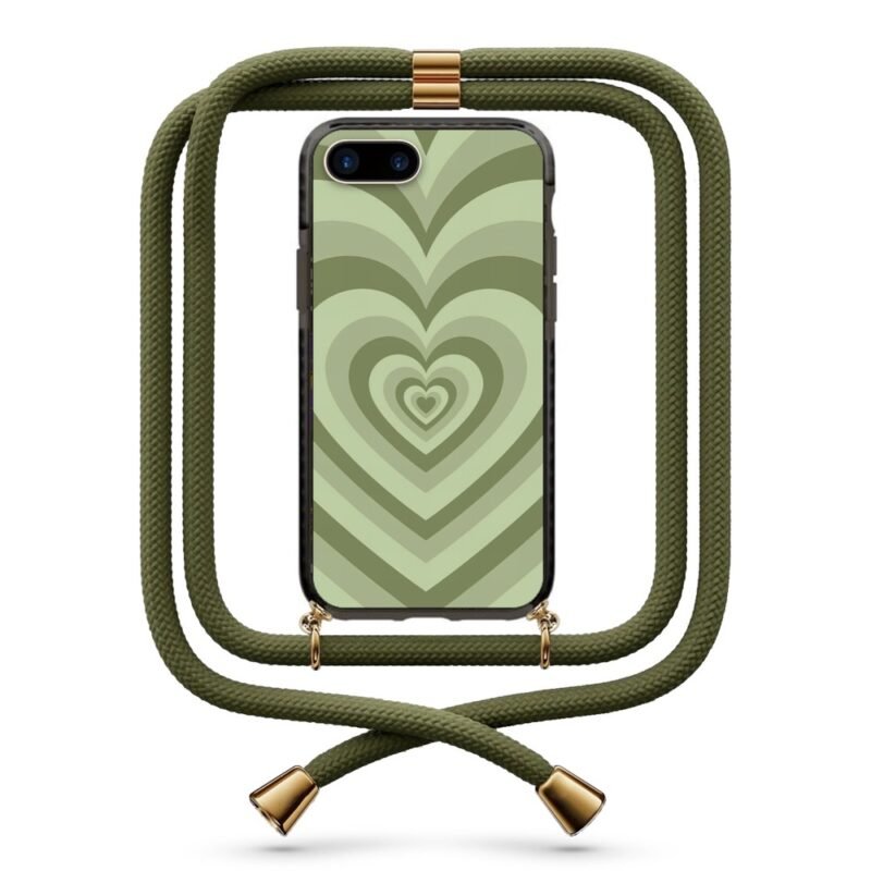 Heart illusion θήκη κινητού με κορδόνι 9946 γιά iPhone 7 Plus /8 Plus
