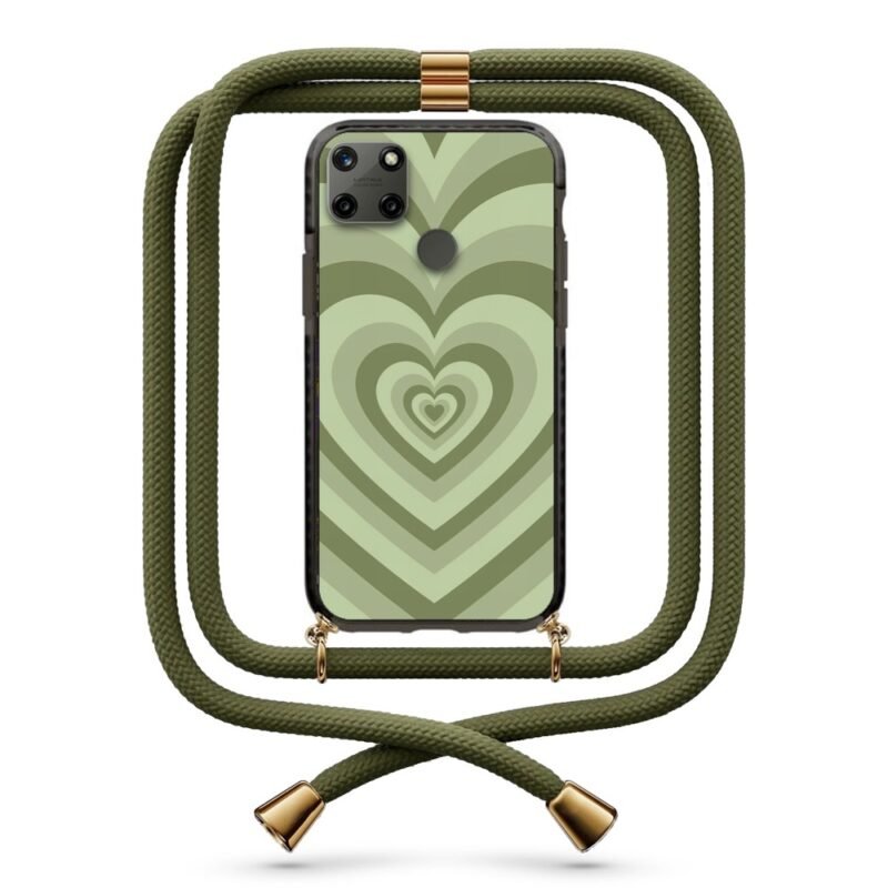 Heart illusion θήκη με κορδόνι & σχέδιο 9946 για Realme C25Y