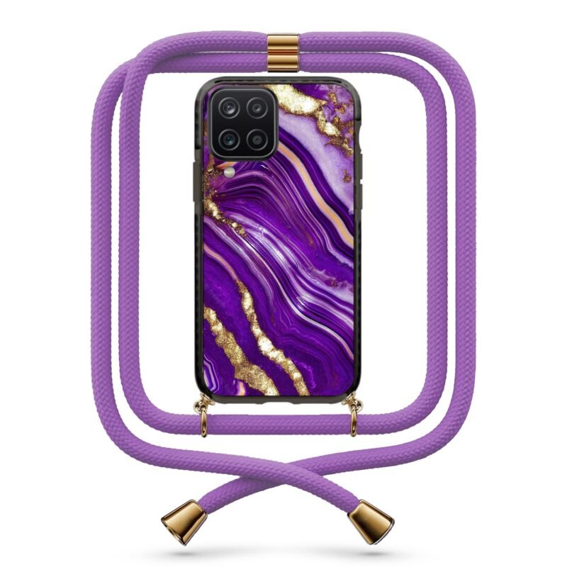 Marble θήκη με κορδόνι & σχέδιο 9795 για Galaxy A12