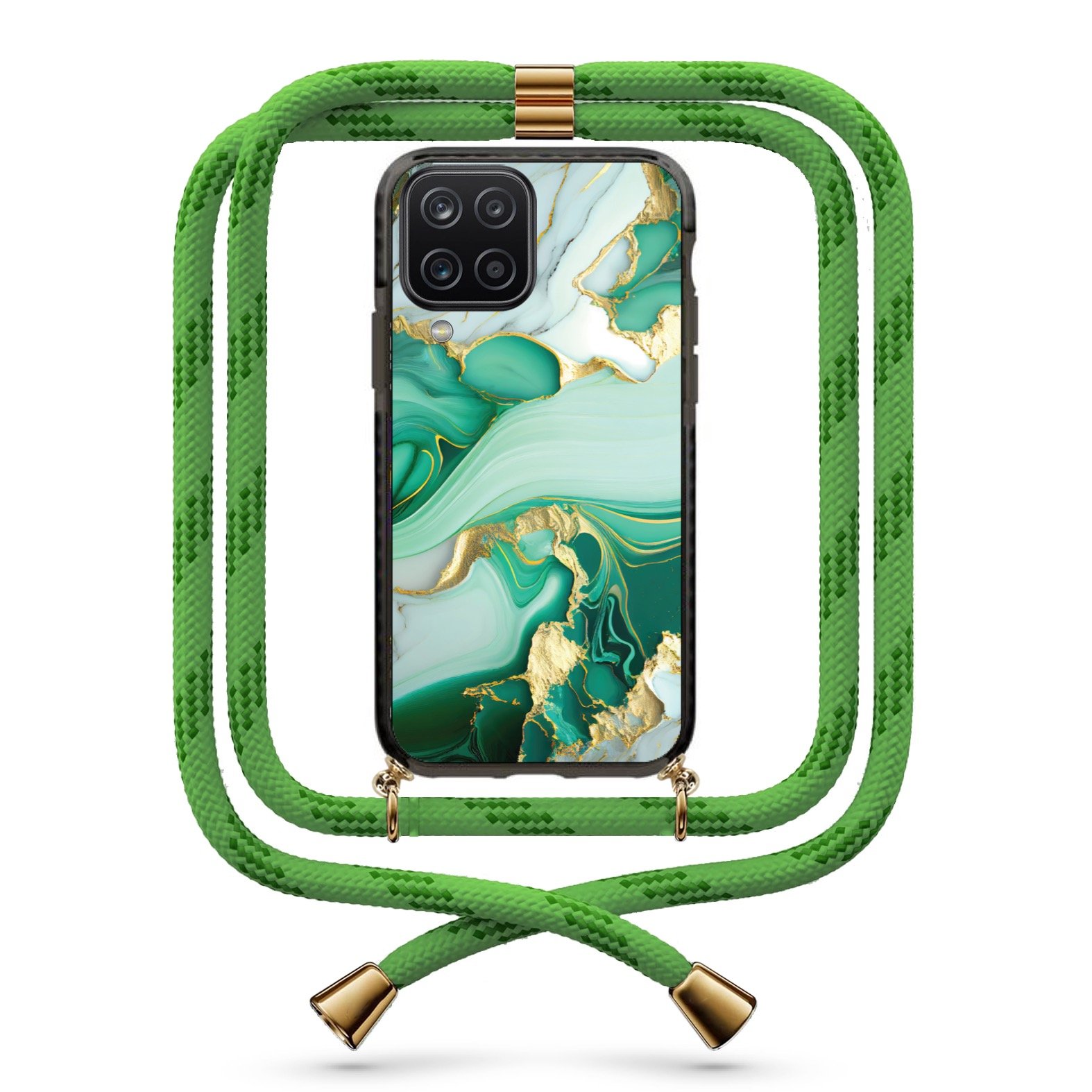 Marble θήκη με κορδόνι & σχέδιο 9804 για Galaxy A12