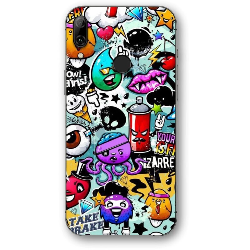 Graffiti θήκη κινητού 91226 για Honor 10 Lite