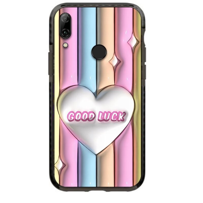 Good luck heart θήκη κινητού 91567 γιά Honor 10 Lite