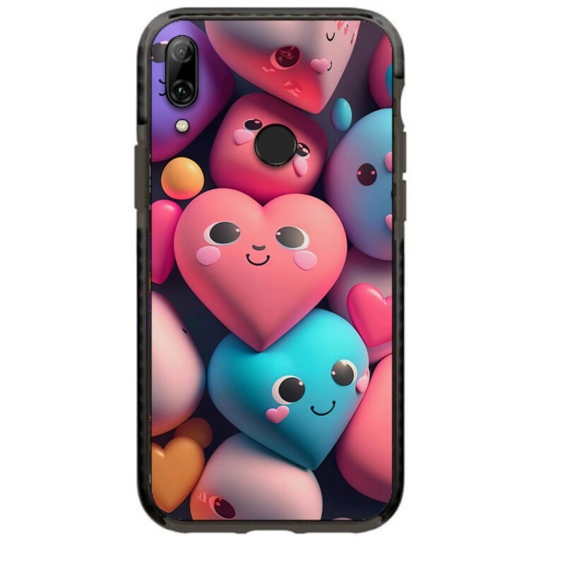 Smiley hearts θήκη κινητού 91608 γιά Honor 10 Lite
