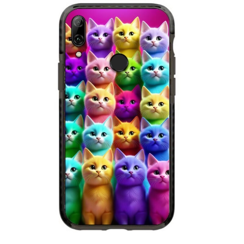 Colorful cats θήκη κινητού 91648 γιά Honor 10 Lite