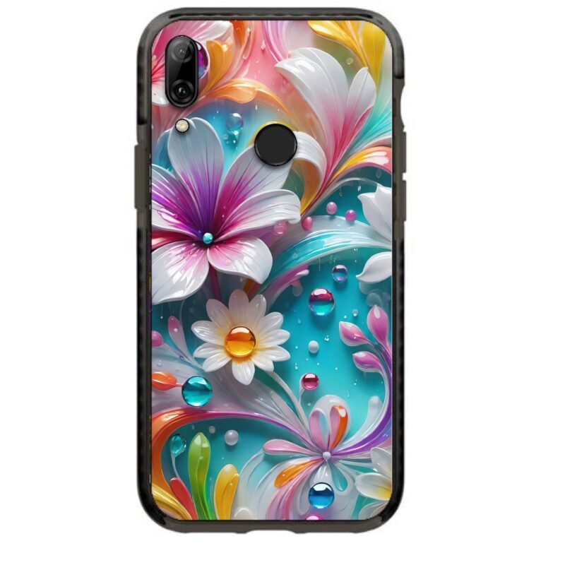 Flowers θήκη κινητού 91696 γιά Honor 10 Lite