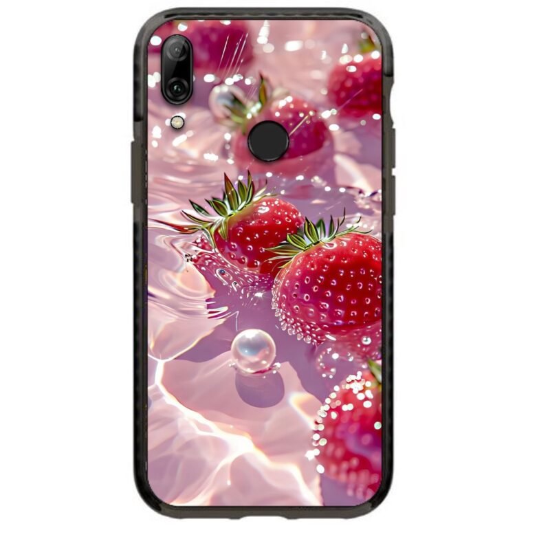 Wet strawberries θήκη κινητού 91754 γιά Honor 10 Lite