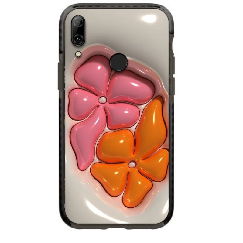 3d double flower θήκη κινητού 91787 γιά Honor 10 Lite