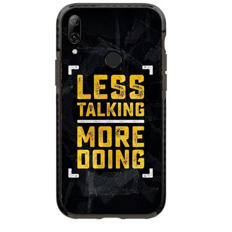 Less talking more doing θήκη κινητού 91812 γιά Honor 10 Lite