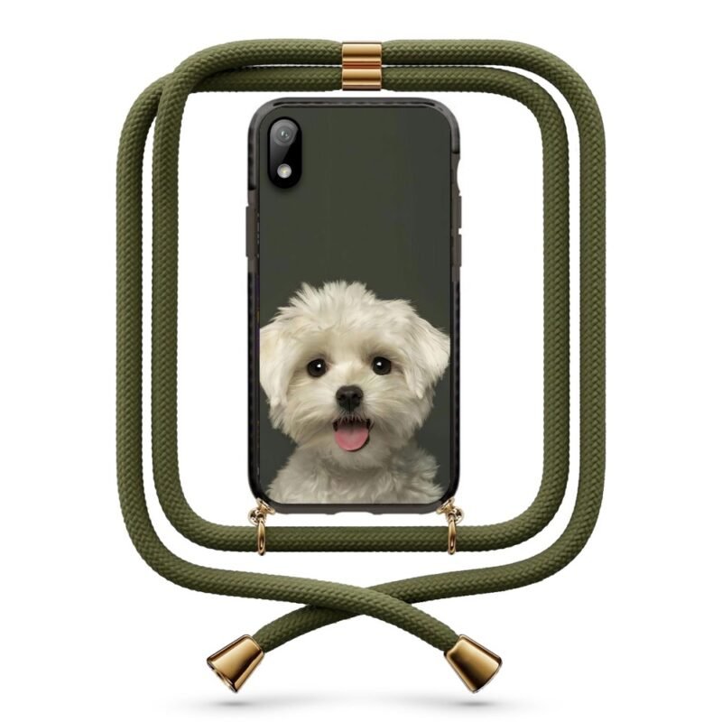 Cute dog θήκη με κορδόνι & σχέδιο 9947 για Huawei Y5 2019