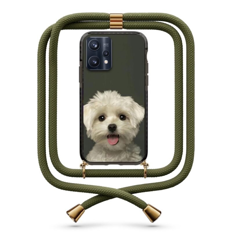 Cute dog θήκη με κορδόνι & σχέδιο 9947 για Realme 9 Pro Plus