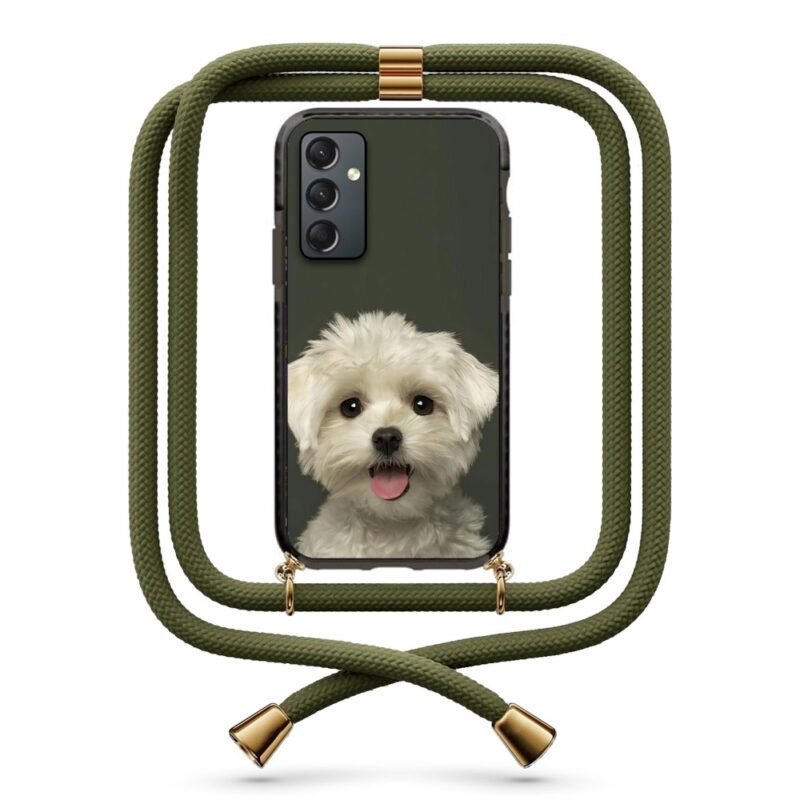 Cute dog θήκη με κορδόνι & σχέδιο 9947 για Galaxy A35