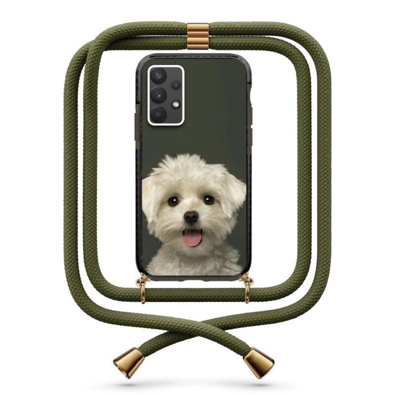 Cute dog θήκη με κορδόνι & σχέδιο 9947 για Galaxy A32 4G