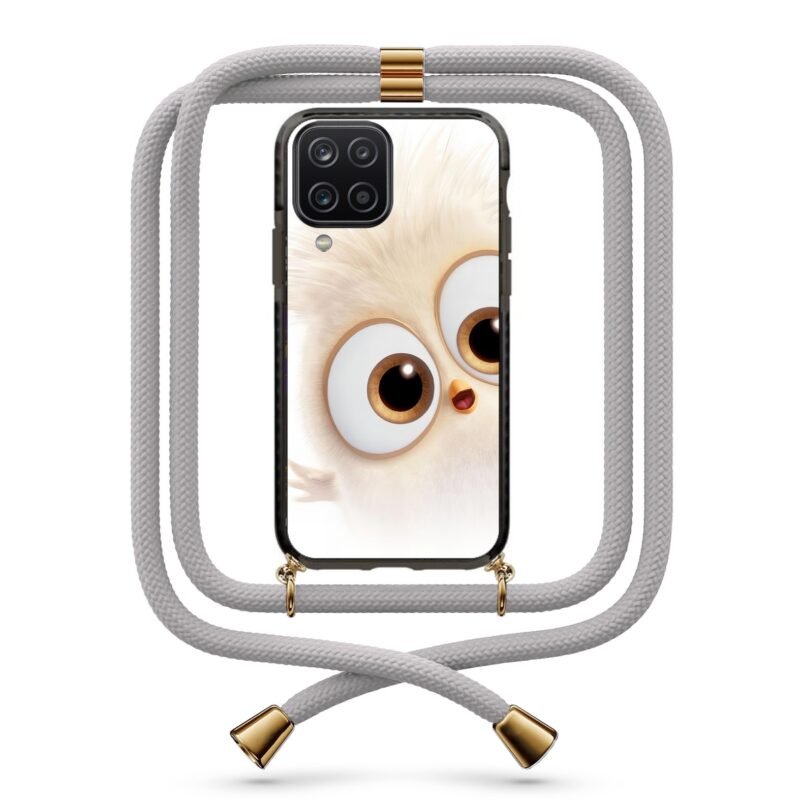 Cute bird θήκη με κορδόνι & σχέδιο 9808 για Galaxy A12