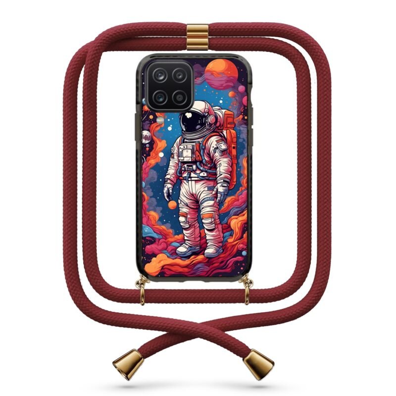Astronaut θήκη με κορδόνι & σχέδιο 9811 για Galaxy A12