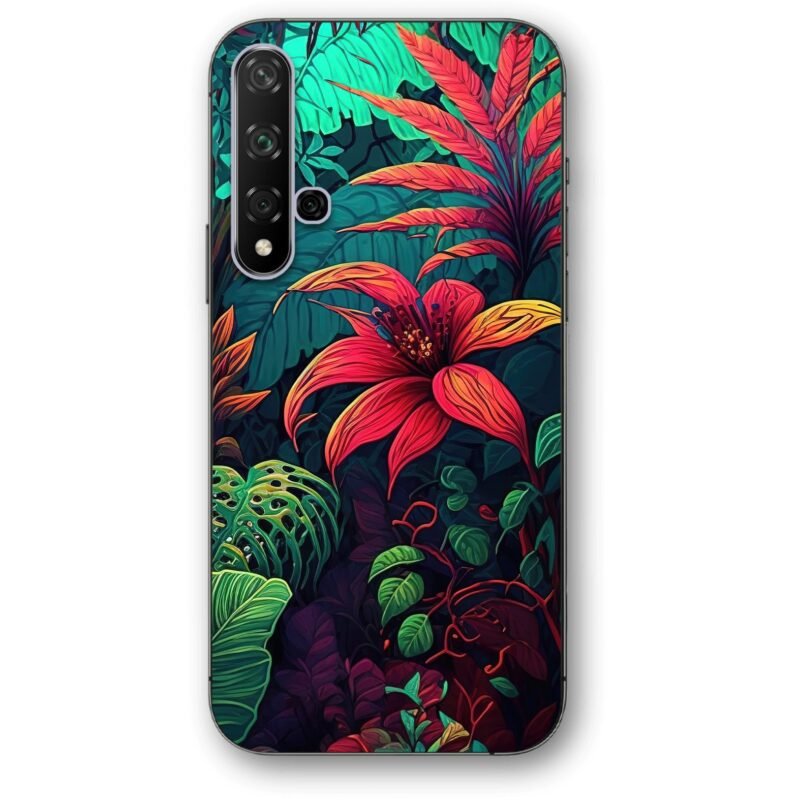 Jungle flowers θήκη κινητού 91259 για Honor 20