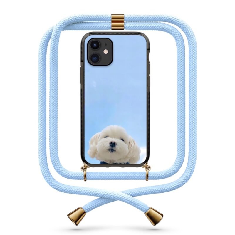 Dog face θήκη κινητού με κορδόνι 9948 γιά iPhone 11