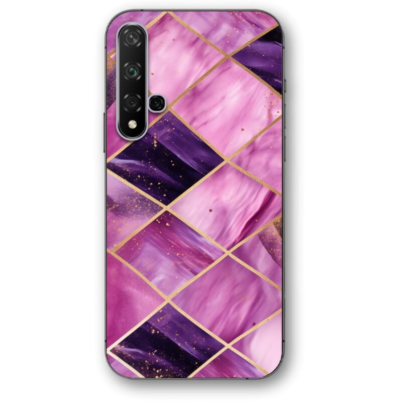 Rhomboid pattern θήκη κινητού 91172 για Honor 20