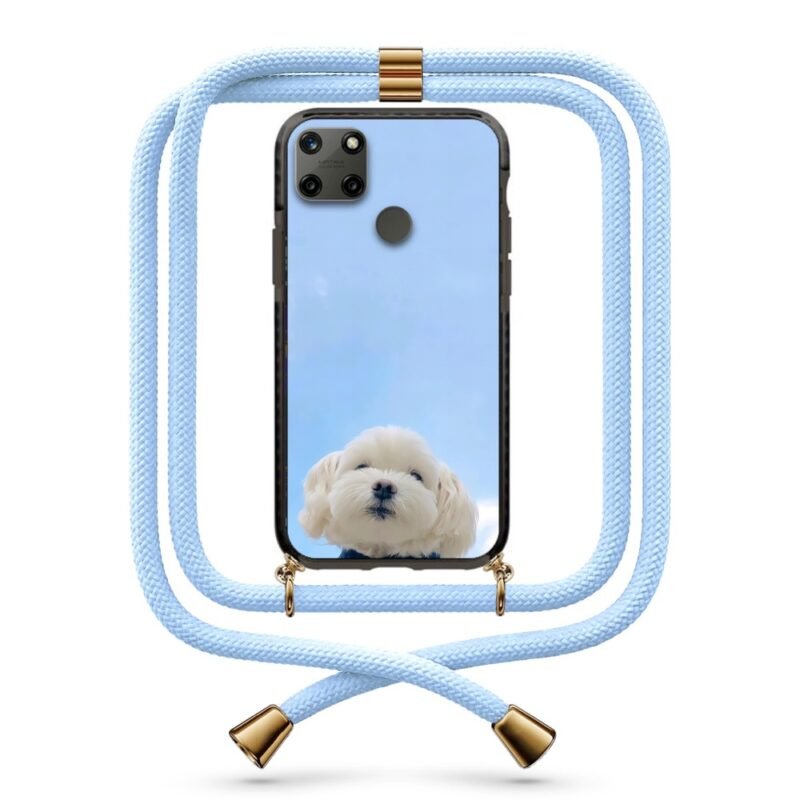 Dog face θήκη με κορδόνι & σχέδιο 9948 για Realme C25Y