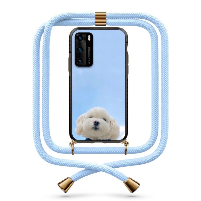 Dog face θήκη με κορδόνι & σχέδιο 9948 για Huawei P40