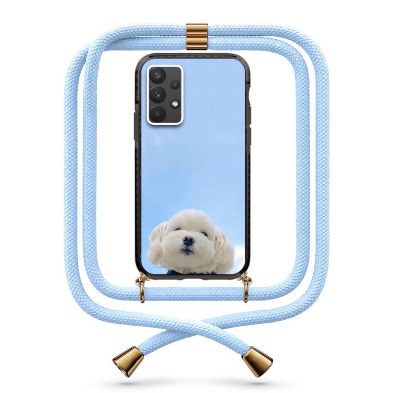 Dog face θήκη με κορδόνι & σχέδιο 9948 για Galaxy A32 4G
