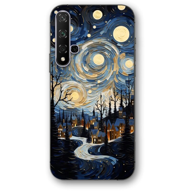 Night art θήκη κινητού 91187 για Honor 20