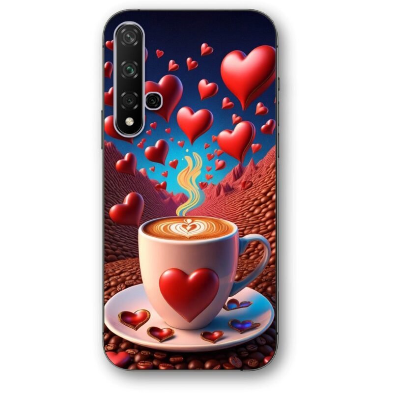 Love coffee θήκη κινητού 91190 για Honor 20