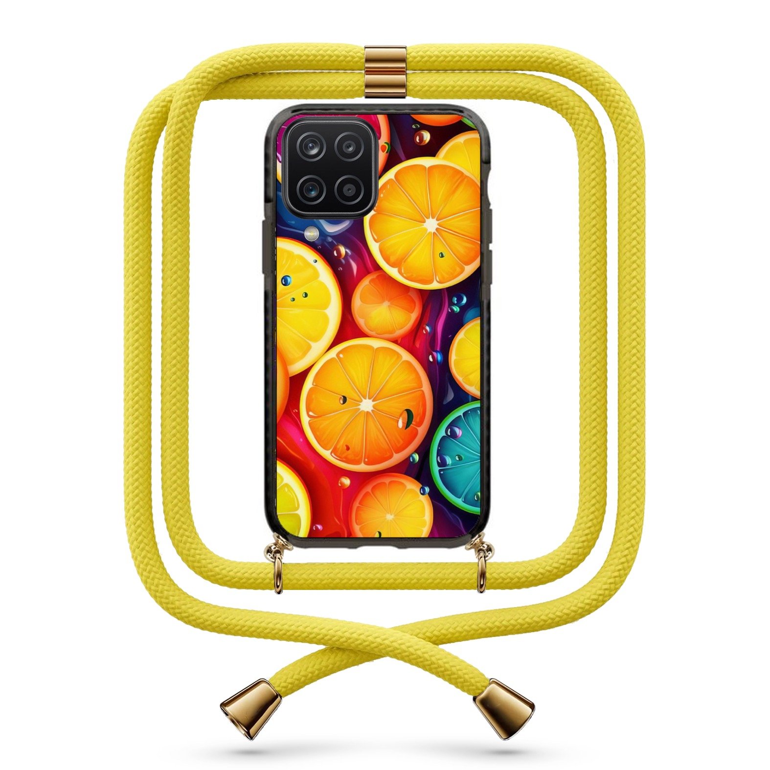 Citrus θήκη με κορδόνι & σχέδιο 9817 για Galaxy A12